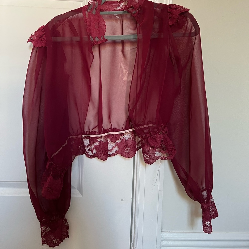 Maroon blouse